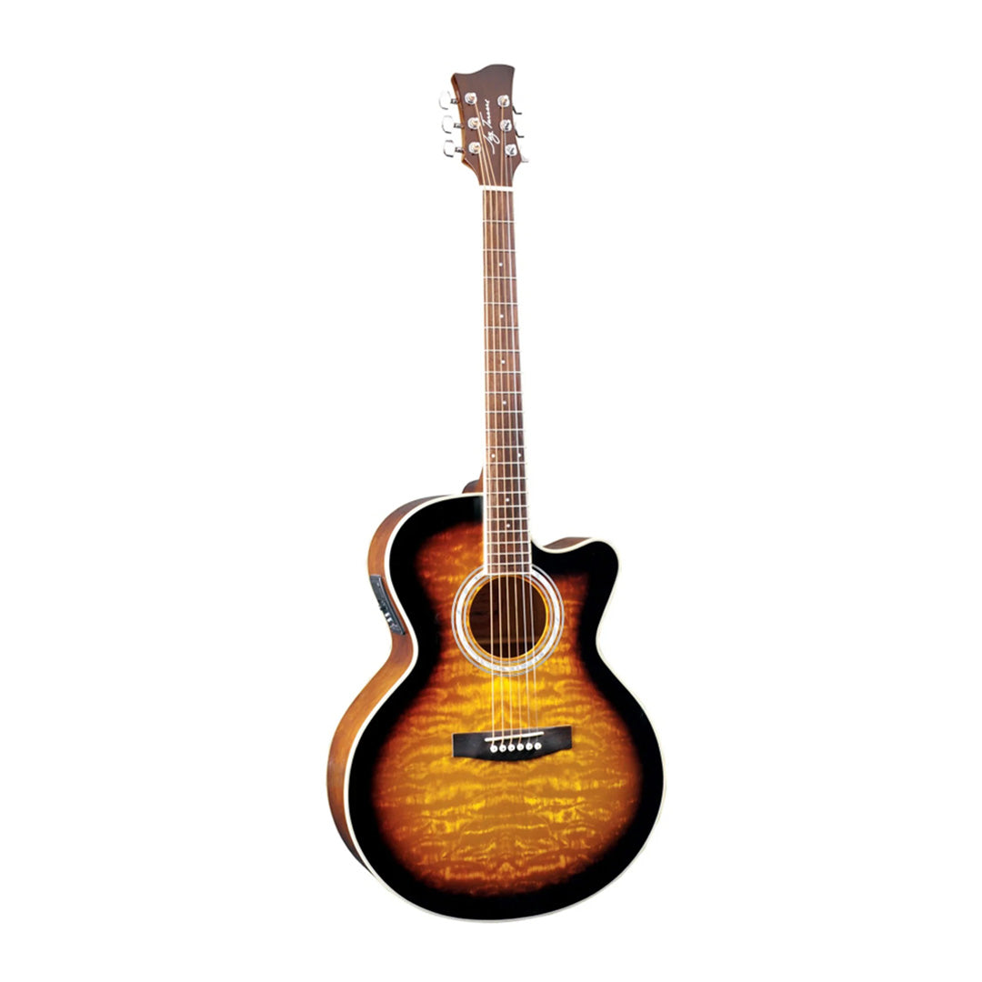 Jay Turser JTA-424QCET-TSB Acoustic Guitar